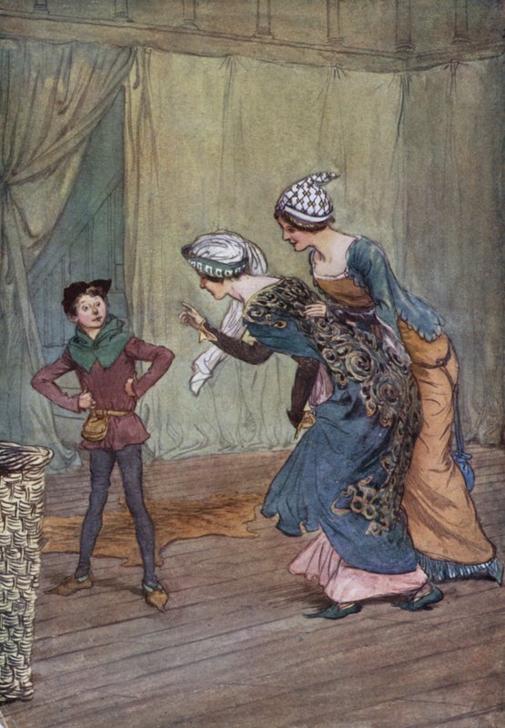 Illustrasjon for The Merry Wives of Windsor av Hugh Thomson