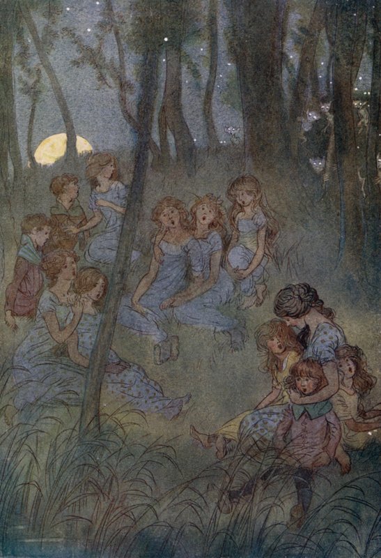 Illustrasjon for The Merry Wives of Windsor av Hugh Thomson