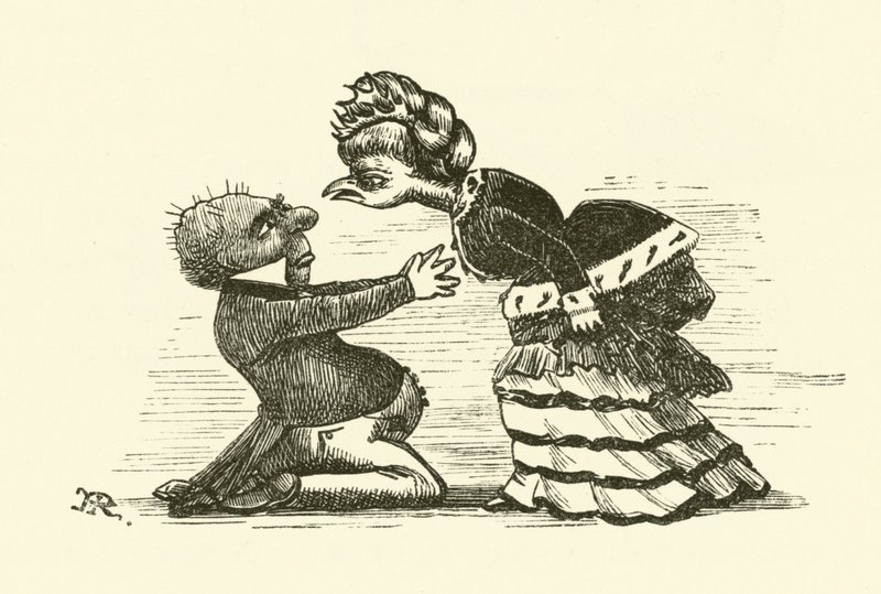 Henpecked ektemann (gravering) av Hugh Rowley
