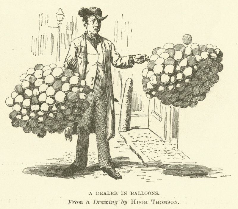 En forhandler av ballonger av Hugh Thomson