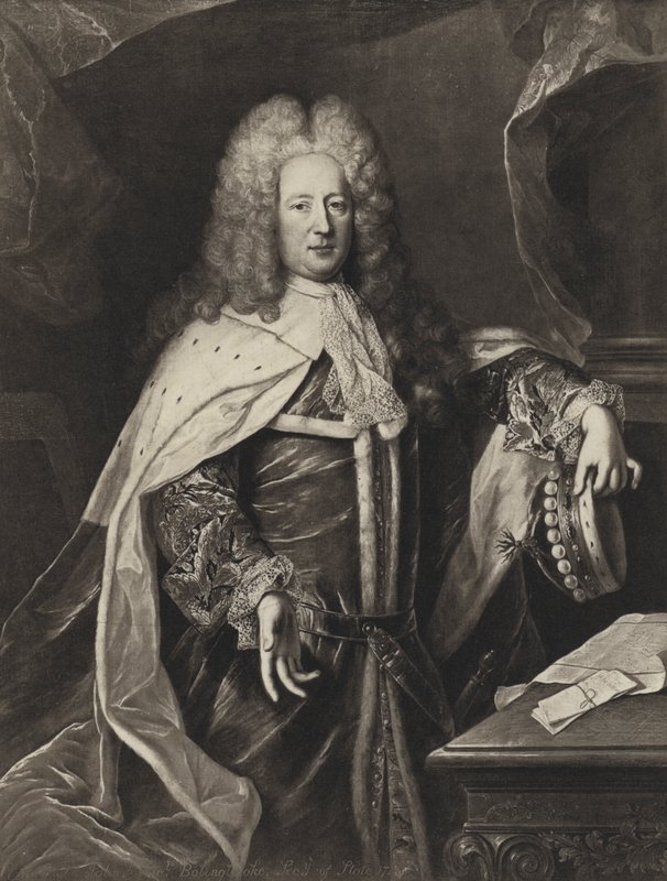 Henry St John, Viscount Bolingbroke av Hyacinthe Rigaud