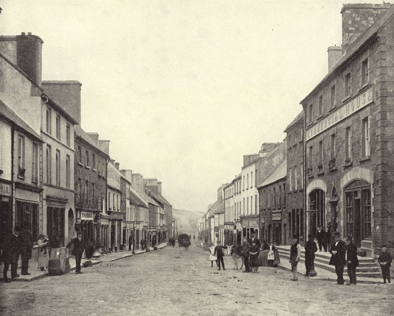 Castlebar, Mayo fylke (s/hvitt bilde) av Irish Photographer
