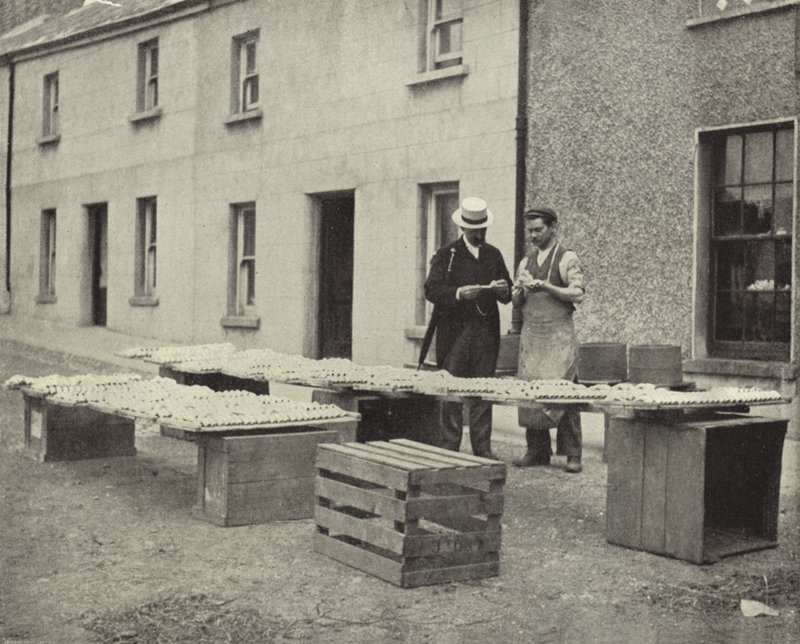 Lage leirrør, Drogheda (s/hvitt-bilde) av Irish Photographer