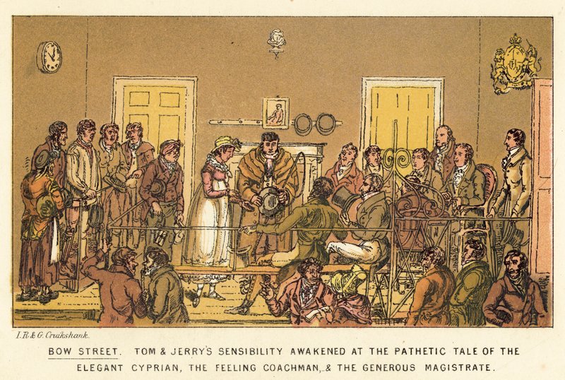 Bow Street av Isaac, Robert and George Cruikshank