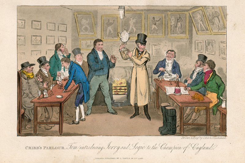 Cribbs salong av Isaac, Robert and George Cruikshank