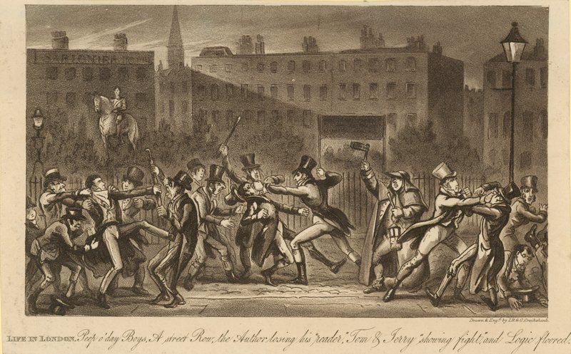 Livet i London av Isaac, Robert and George Cruikshank