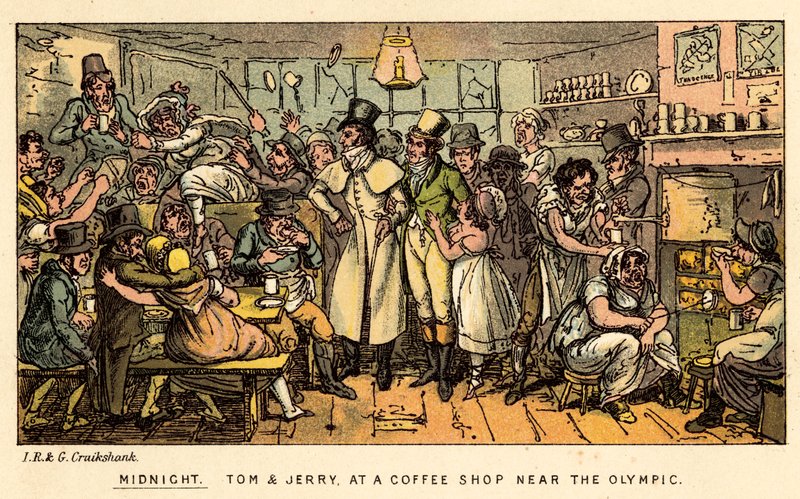 Midnatt av Isaac, Robert and George Cruikshank
