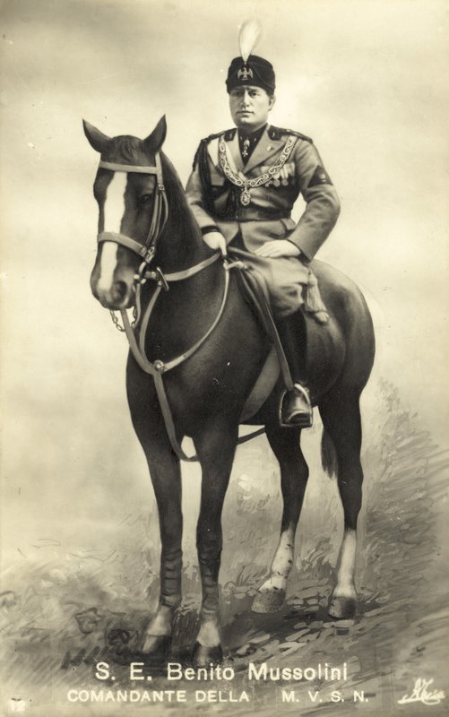 Benito Mussolini av Italian Photographer