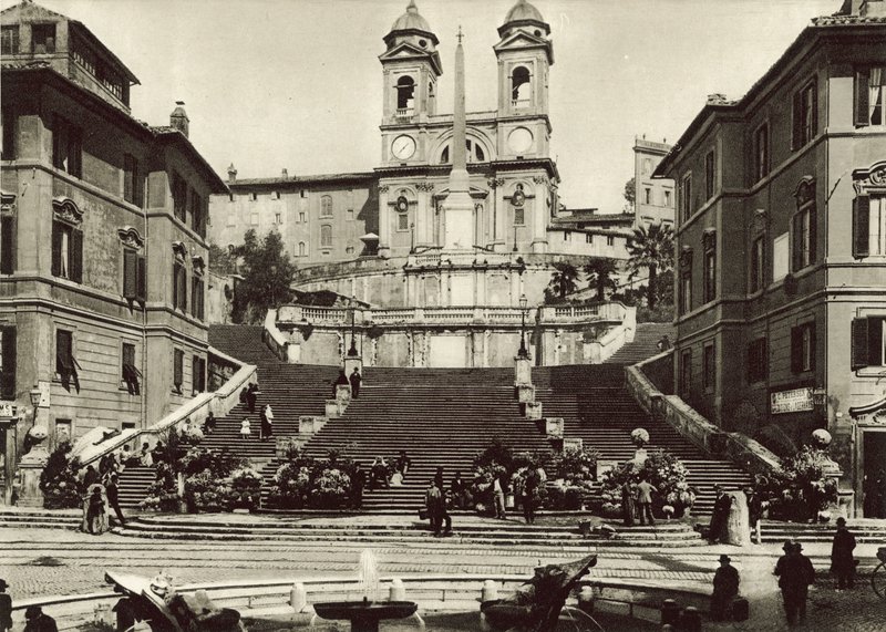 Trinita dei Monti-kirken av Italian Photographer