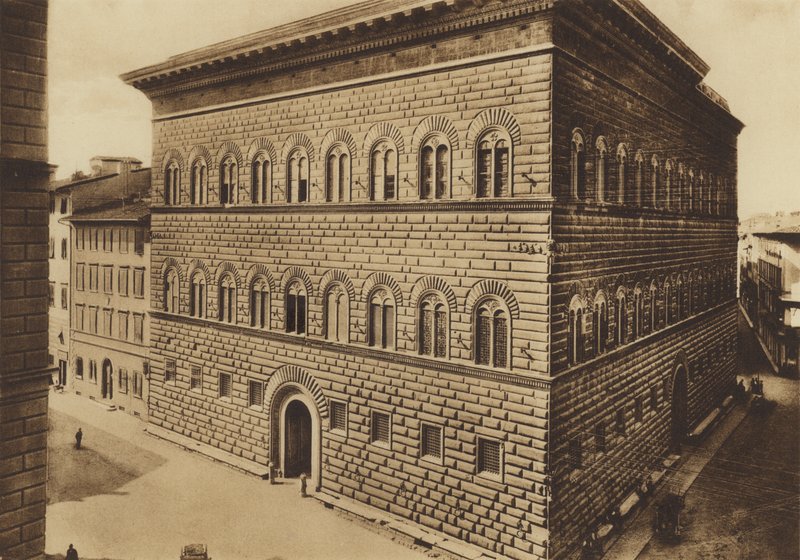 Firenze / Firenze: Palazzo Strozzi (s/h-bilde) av Italian Photographer