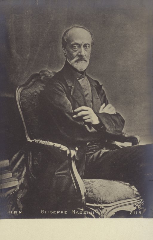 Giuseppe Mazzini av Italian Photographer