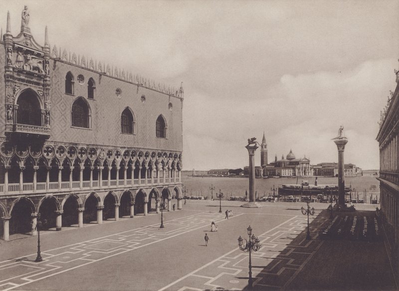 Piazzetta (s/hvitt bilde) av Italian Photographer