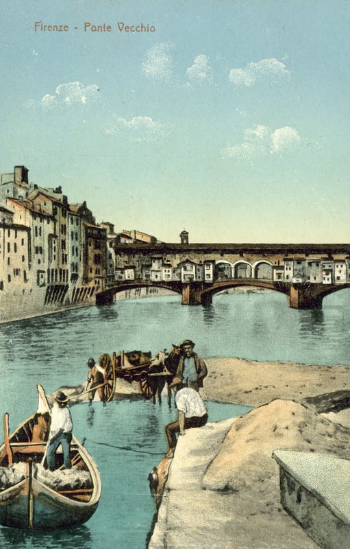 Ponte Vecchio, Firenze (fargebilde) av Italian Photographer