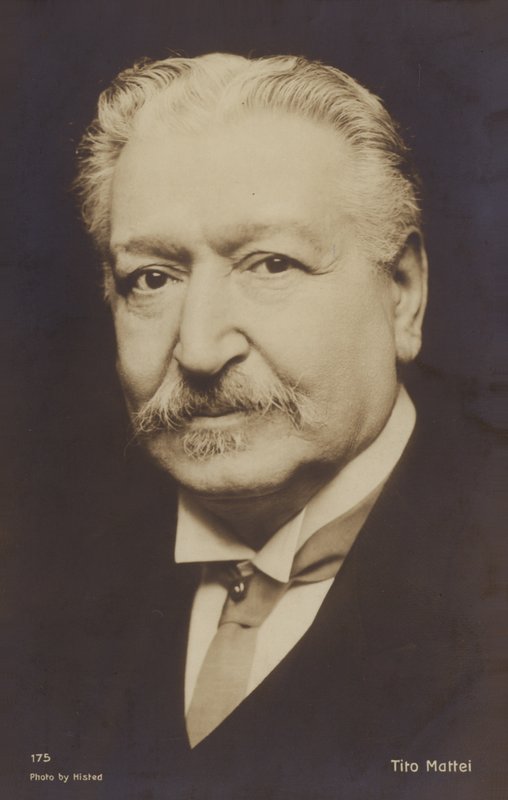 Portrett av Tito Mattei av Italian Photographer