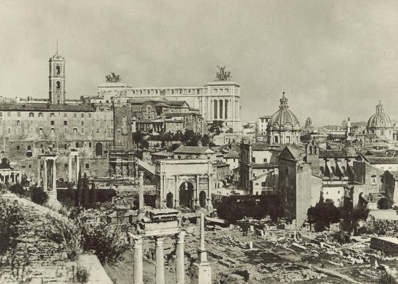 Forum Romanum, Panorama av Italian Photographer