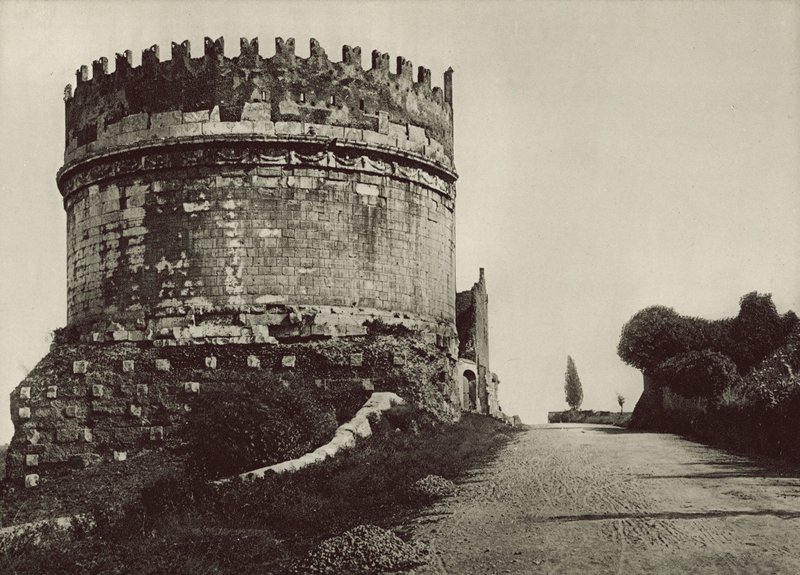 Graven til Caecilia Metella av Italian Photographer
