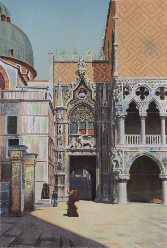 Venezia, Porta della Carta (farget bilde) av Italian Photographer
