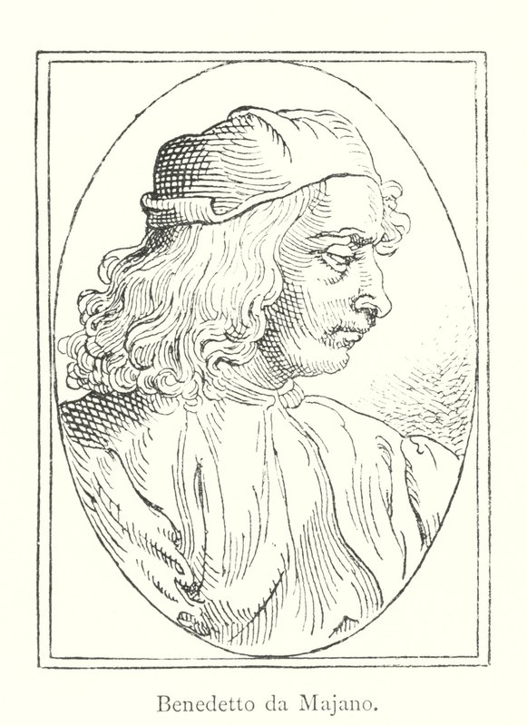Benedetto da Majano (gravering) av Italian School