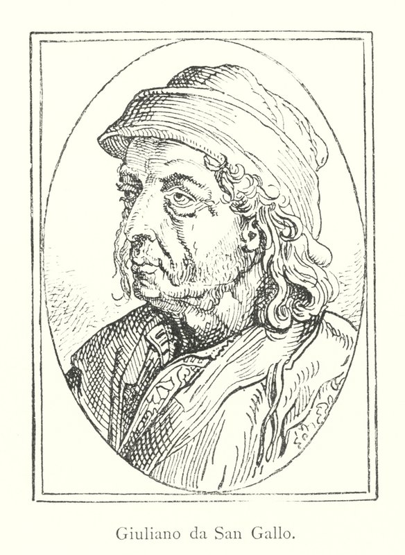 Julian av St. Gallen (gravering) av Italian School