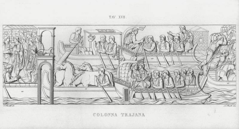 Trajans søyle, Trajans søyle (gravering) av Italian School