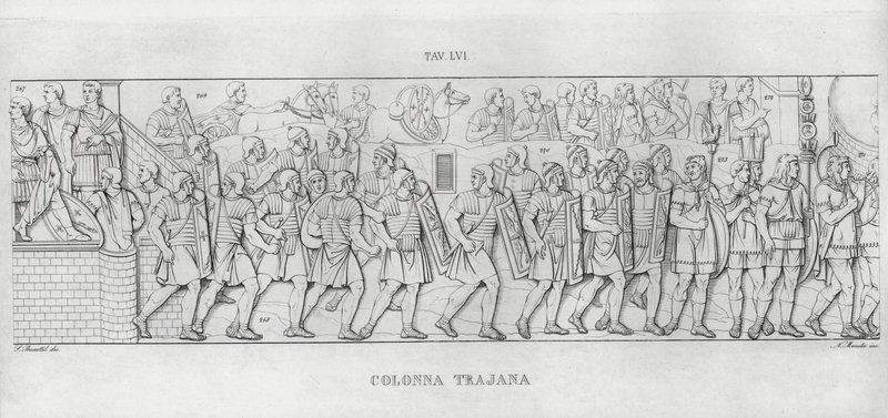 Trajans søyle, Trajans søyle (gravering) av Italian School