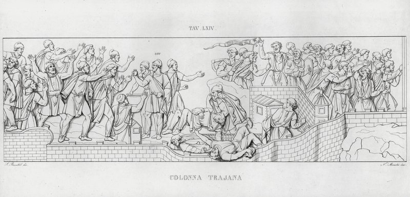 Trajans søyle, Trajans søyle (gravering) av Italian School