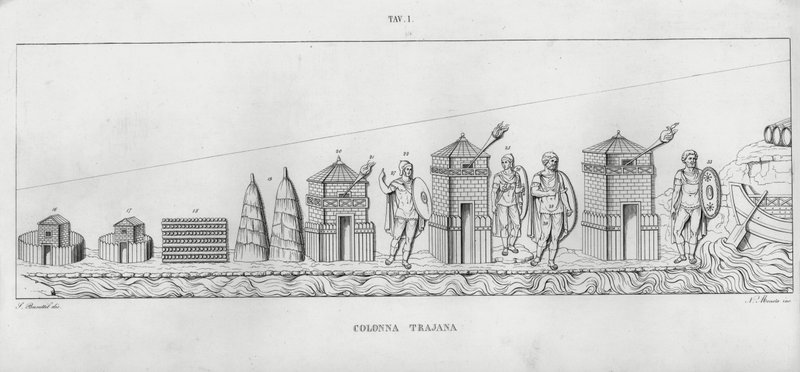 Trajans søyle, Trajans søyle av Italian School
