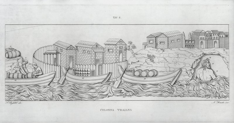Trajans søyle, Trajans søyle av Italian School