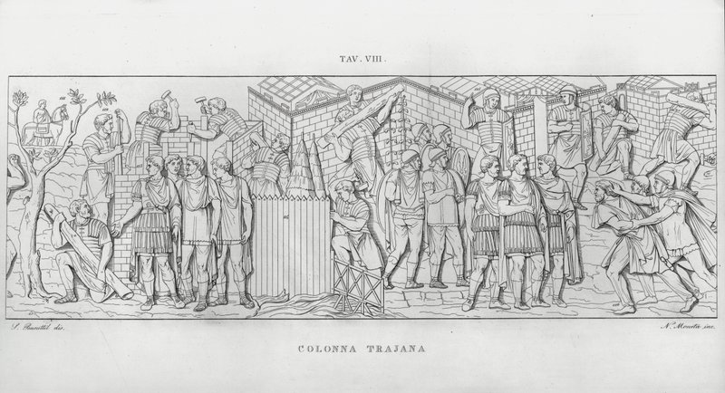 Trajans søyle, Trajans søyle av Italian School