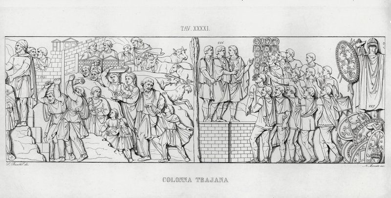 Trajans søyle, Trajans søyle av Italian School