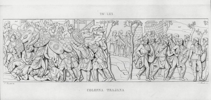 Trajans søyle, Trajans søyle av Italian School