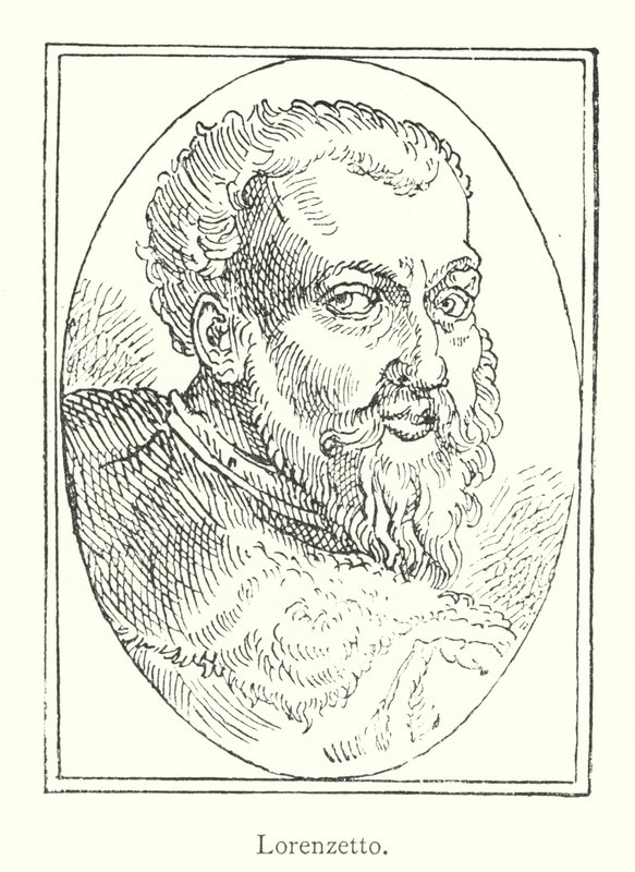 Lorenzetto (gravering) av Italian School
