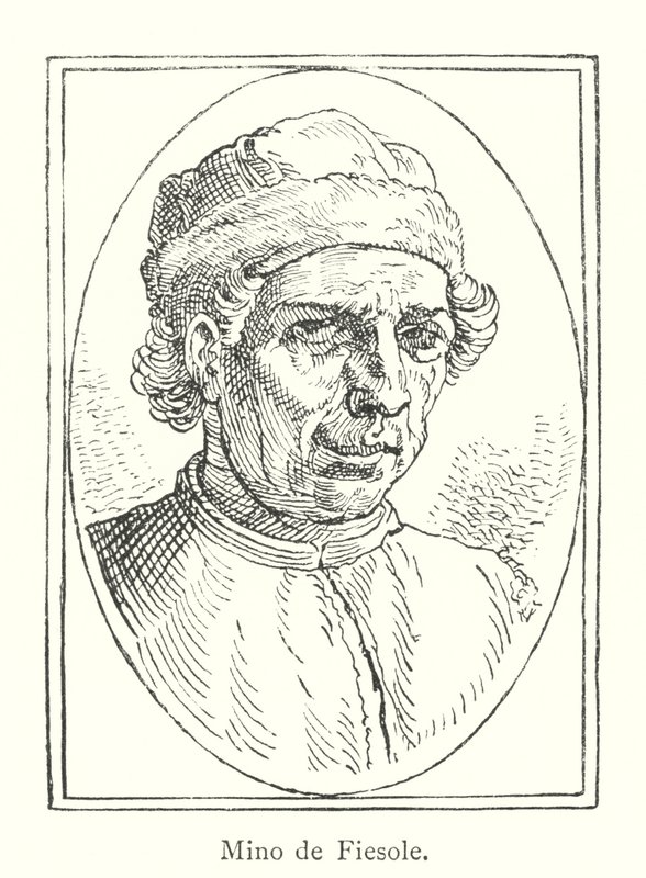 Mino de Fiesole (gravering) av Italian School