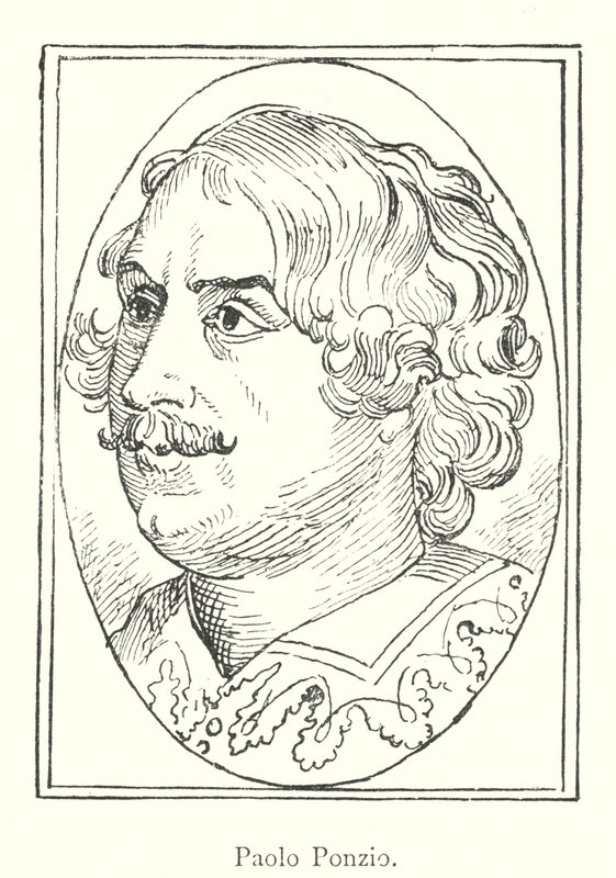 Paolo Ponzio (gravering) av Italian School