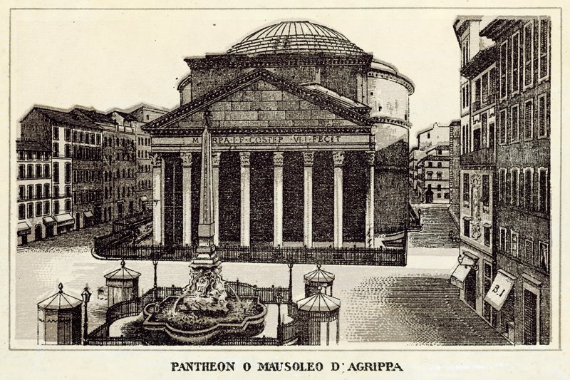 Roma: Pantheon eller Mausoleo D