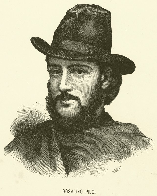 Rosalino Pilo (gravering) av Italian School
