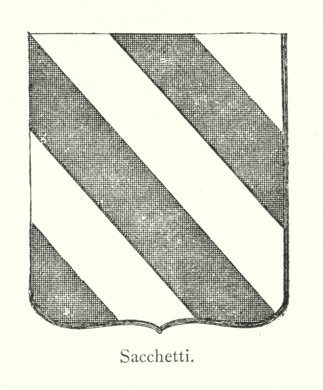 Sacchetti (gravering) av Italian School