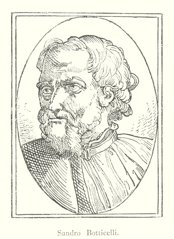 Sandro Botticelli (gravering) av Italian School