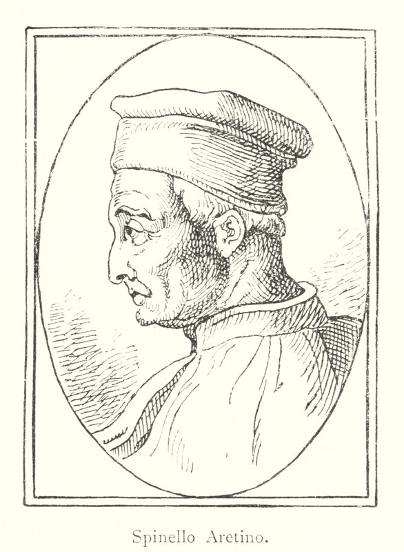 Spinello Aretino (gravering) av Italian School