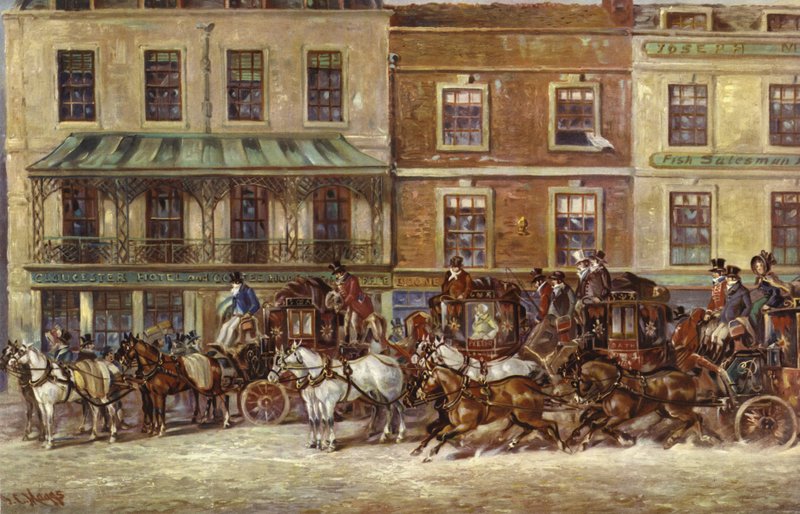 Gloucester Coffee House, Piccadilly av J.C. Maggs