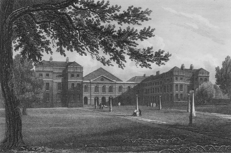 The Foundling Hospital (gravering) av John Preston Neale