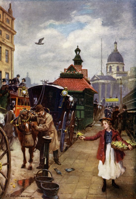 Cabman og hans hest av J. Williamson