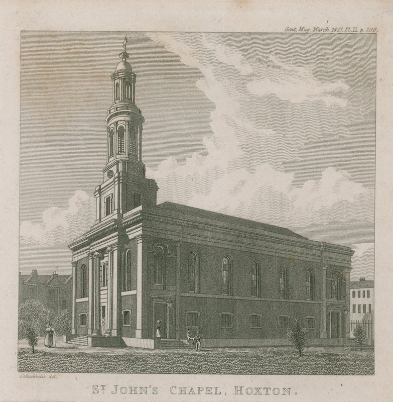 St John's Chapel, Hoxton av Jacob Schnebbelie
