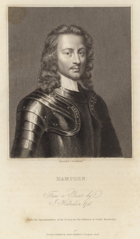 John Hampden av Jacobus Houbraken