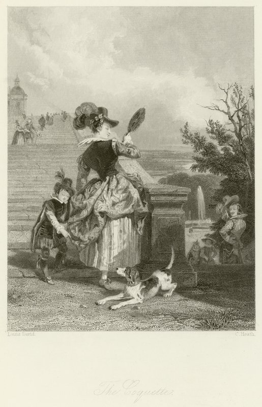 The Coquette av Jacques Louis David