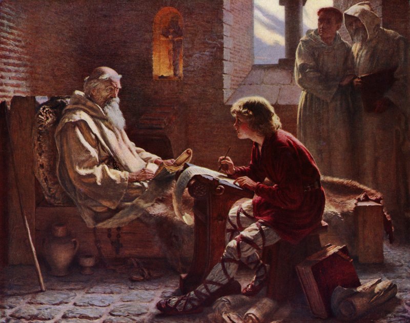 Det siste kapittelet (farge litho) av James Doyle Penrose
