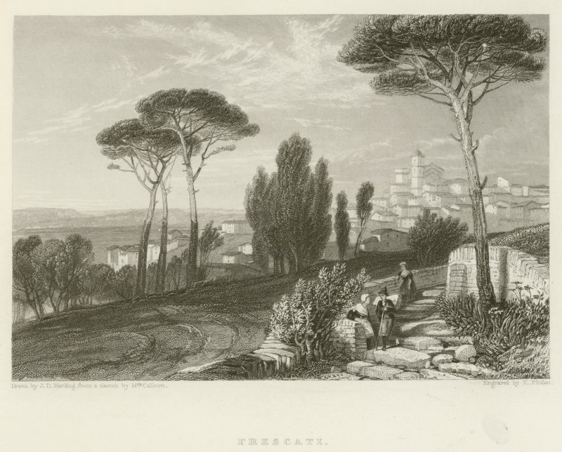 Frescati av James Duffield Harding