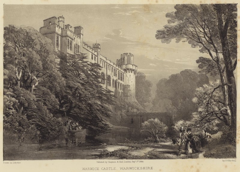 Warwick Castle, Warwickshire av James Duffield Harding