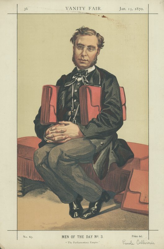 Herr Emile Ollivier av James Jacques Joseph Tissot