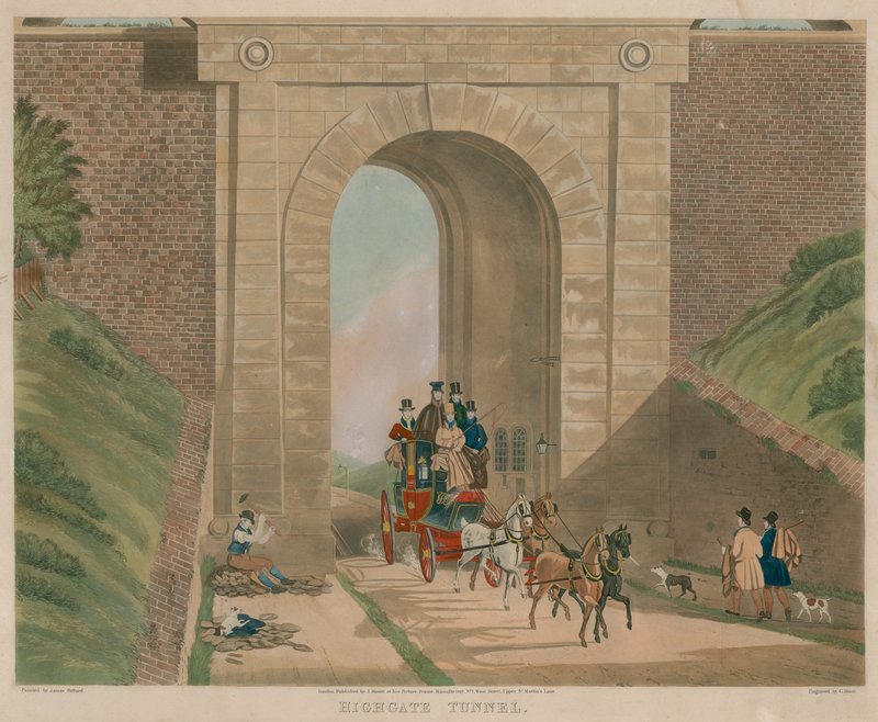 Highgate Archway av James Pollard